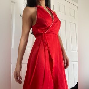 Forever 21 Red Backless Dress
